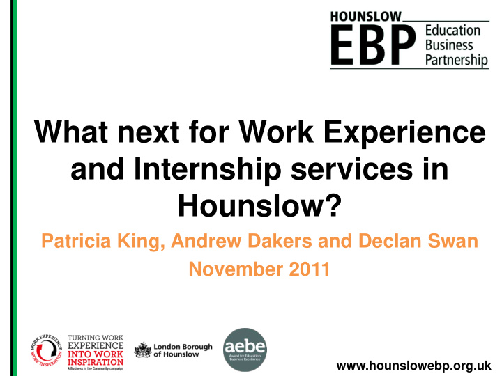 what next for work experience