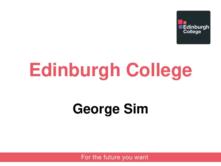 edinburgh college