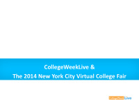 the 2014 new york city virtual college fair teens and