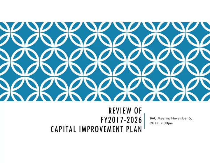 review of fy2017 2026