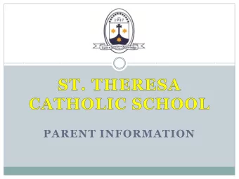 PARENT INFORMATION  Testing dates  Purpose, Importance, and Benefits of the CogAT