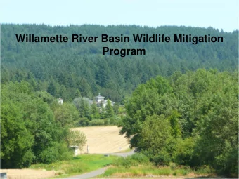 Program  1  MOA signed October 22, 2010  Wildish  Property  Trappist  Abbey  Provisions of the MOA