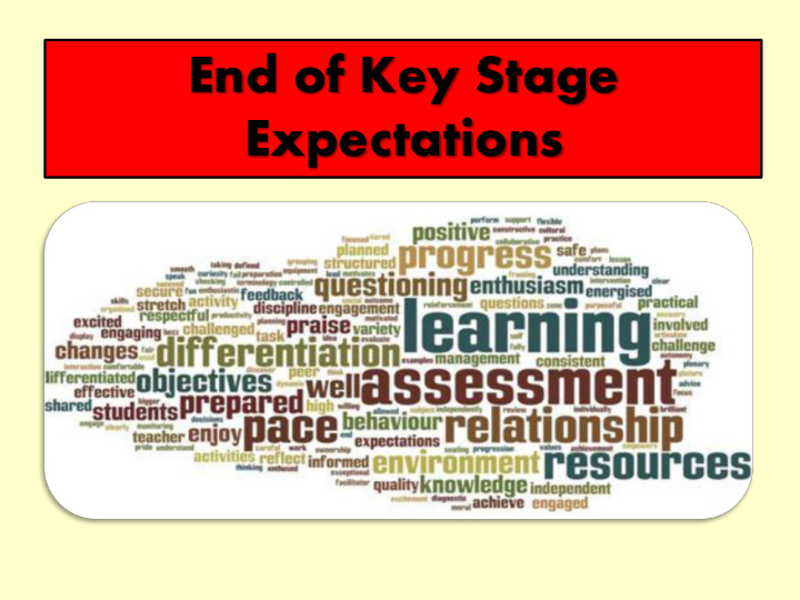 end of key stage expectations ks1 assessment a summary