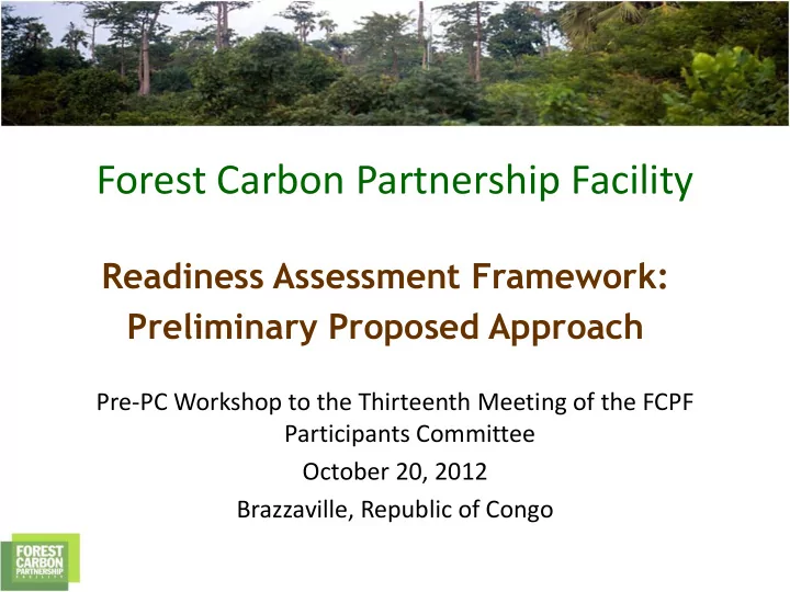 forest carbon partnership facility