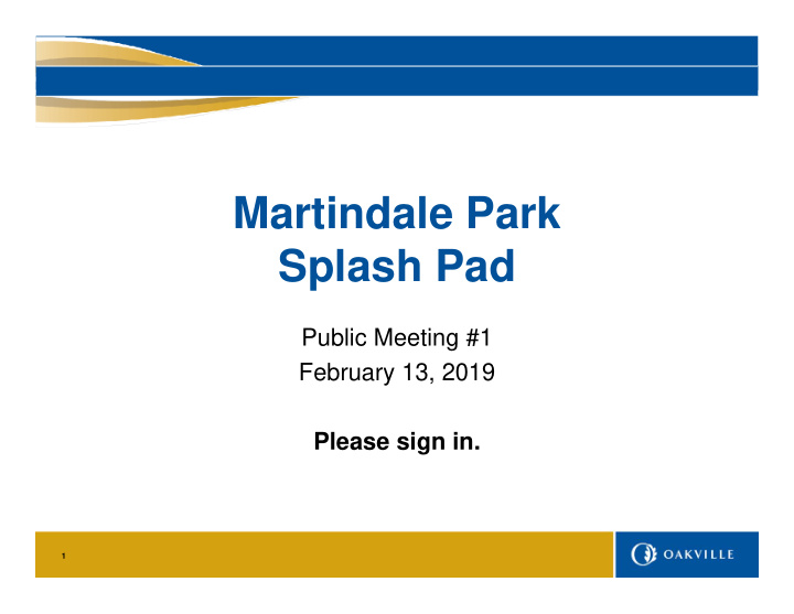 martindale park splash pad