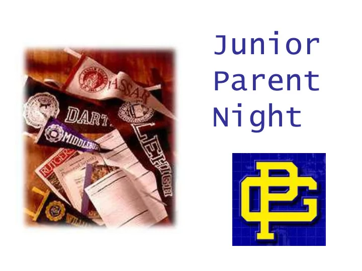 parent night post secondary options
