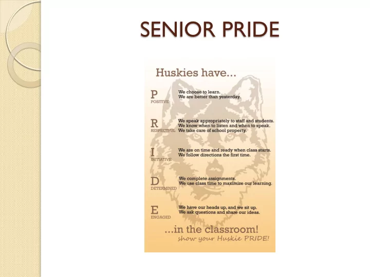 senior pride welcome back seniors
