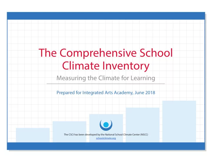 the comprehensive school climate inventory
