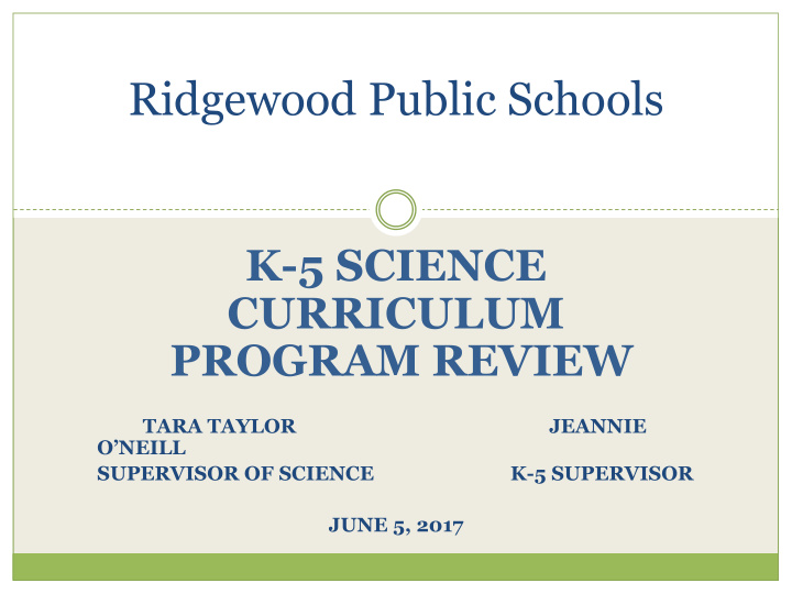 ridgewood public schools