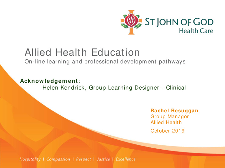 allied health education