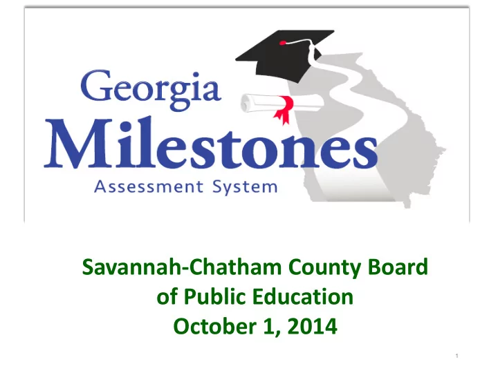 savannah chatham county board of public education october