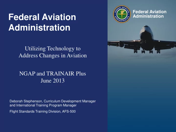federal aviation