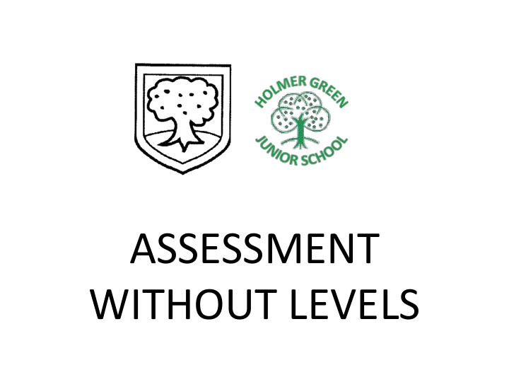 assessment without levels aims