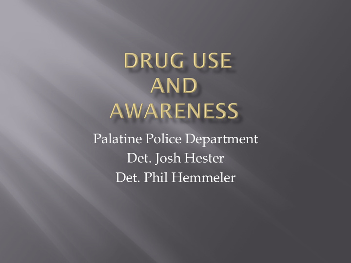 palatine police department det josh hester det phil