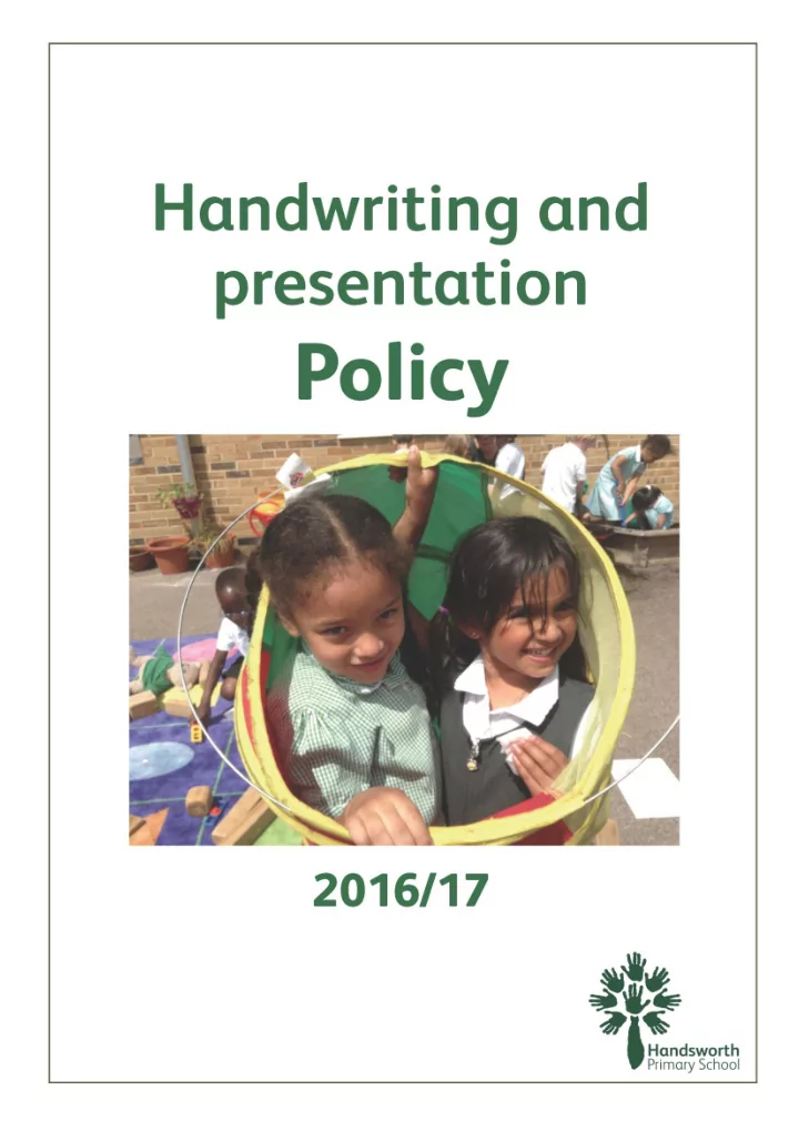 aims of handsworth primary school a school with great