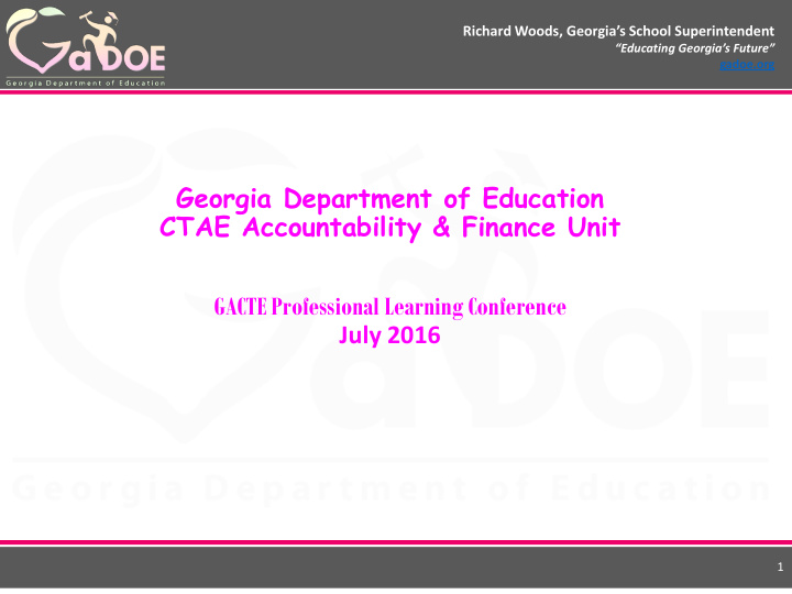 gacte professional learning conference july 2016 1