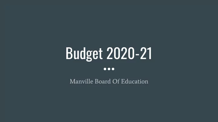budget 2020 21
