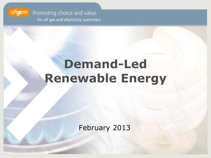 renewable energy