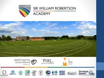 Sixth Form Proposal  September 2016  Partnership with Parents  The start of an exciting five or