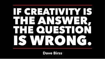 IS WRONG.  Dave Birss  Hello, Im Dave Birss  prepared for Owen James - A Meeting of Minds