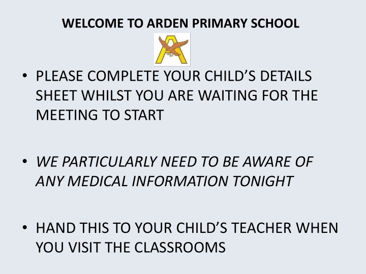 please complete your child s details