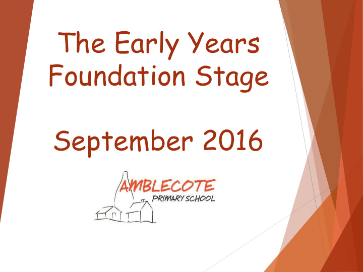 foundation stage