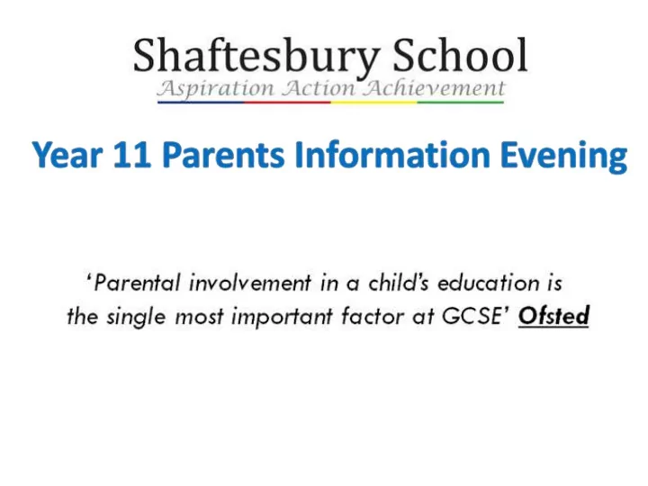 12 th november sixth form options evenings at shaftesbury