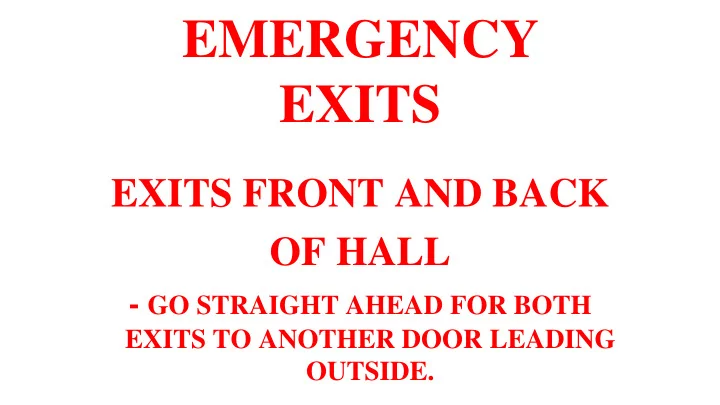 exits