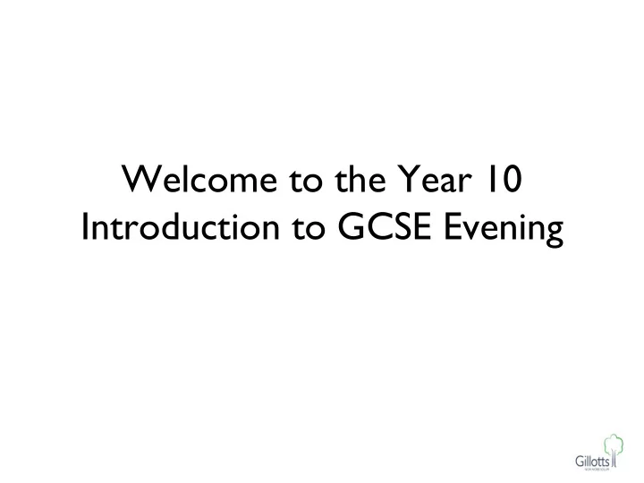 welcome to the year 10