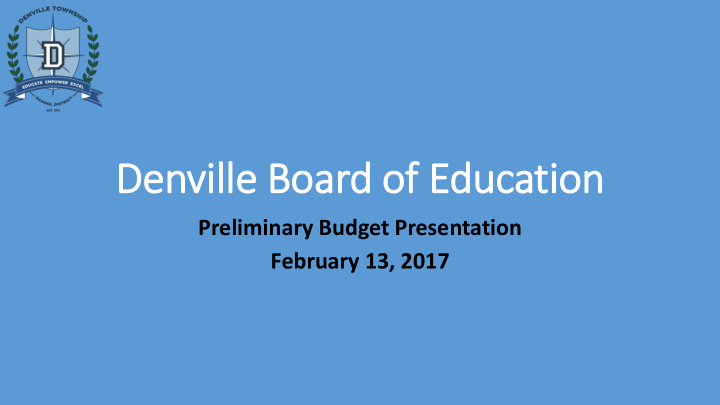 denville board of education