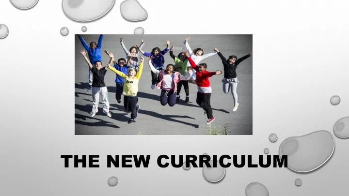 the new curriculum