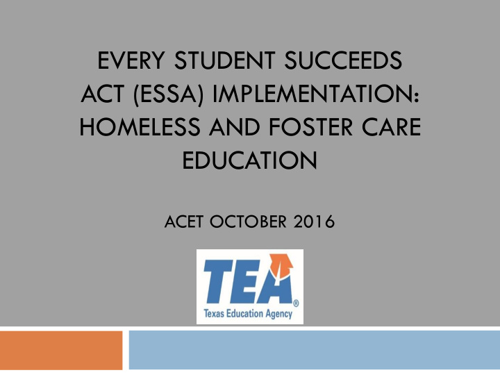 act essa implementation