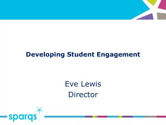 Eve Lewis  Director  https://www.youtube.com/watch?v=  EOSqOFWH0Iw&amp;feature=youtu.be  Who are