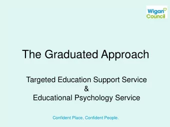 The Graduated Approach  Targeted Education Support Service  &amp;  Educational Psychology Service