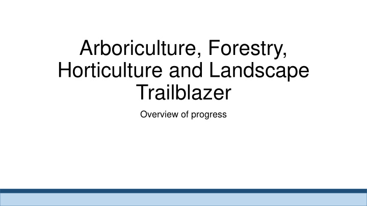 arboriculture forestry