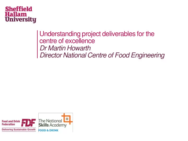 centre of excellence