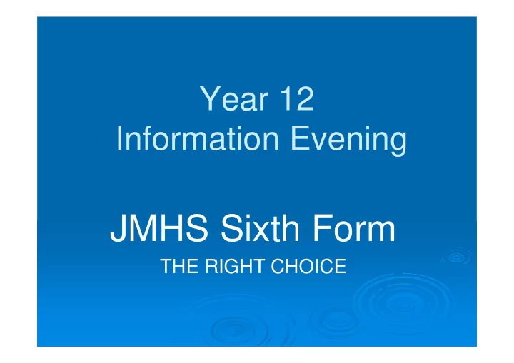 jmhs sixth form