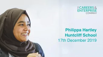 Philippa Hartley  Huntcliff School  17th December 2019  a brief outline:    Changes for