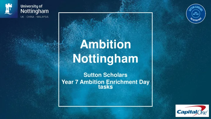 ambition