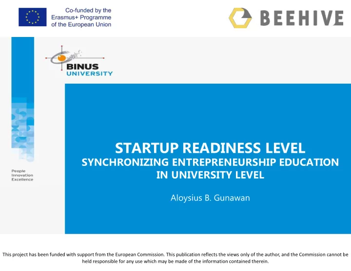 startup readiness level