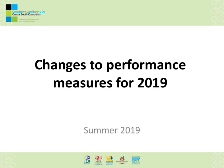 measures for 2019