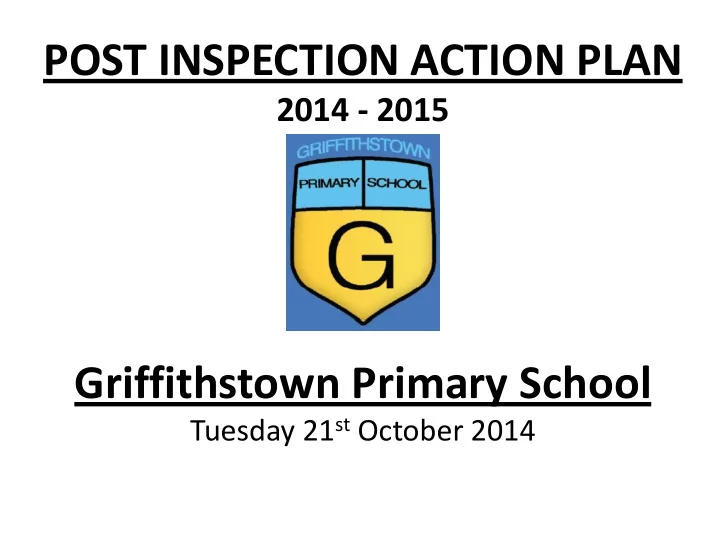 post inspection action plan