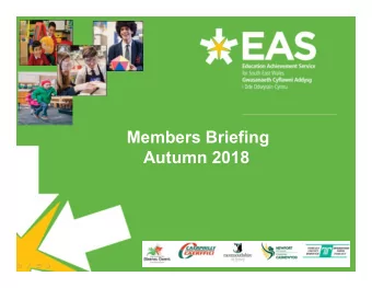 Members Briefing  Autumn 2018  3  What does the EAS do on behalf of and in  partnership with LAs?
