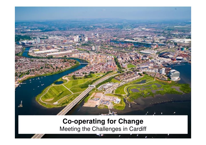 co operating for change