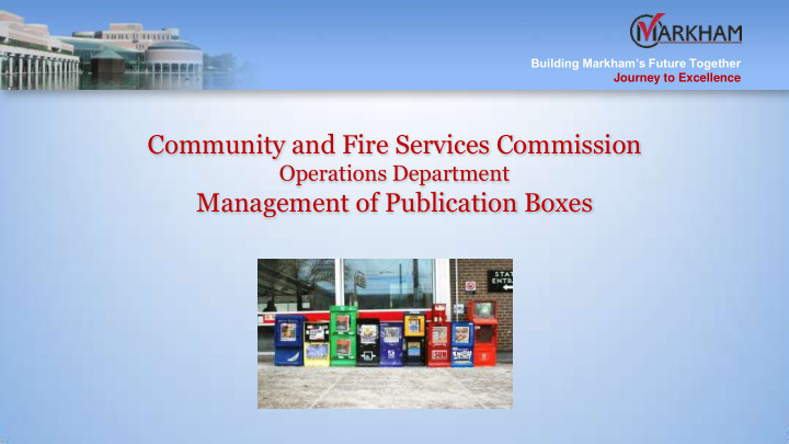 management of publication boxes