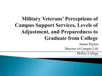 Janine Payton  Director of Campus Life  Molloy College } On August 1, 2009, the most