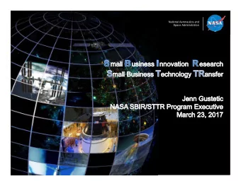 Click to edit Master title style  National Aeronautics and  Space Administration  1  www.nasa.gov