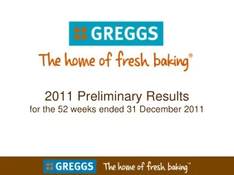 Agenda  Overview  Financial results  Business update  Outlook for 2012  2 The