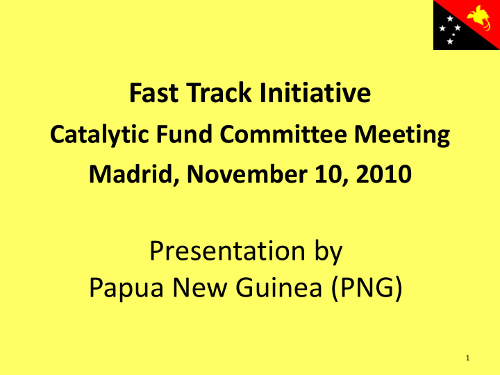 fast track initiative