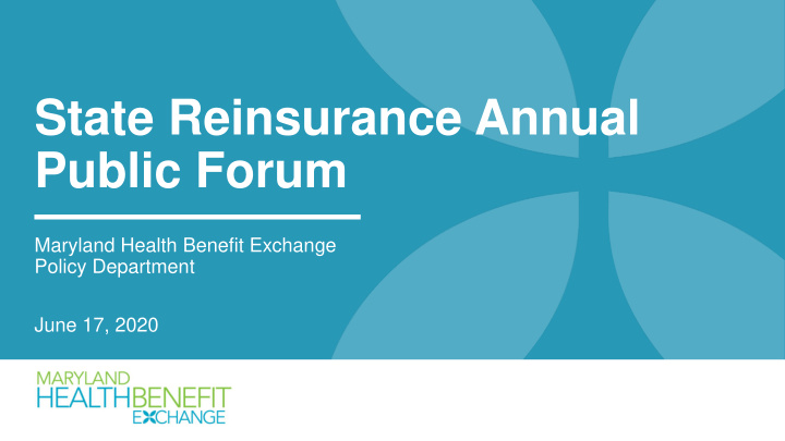 state reinsurance annual